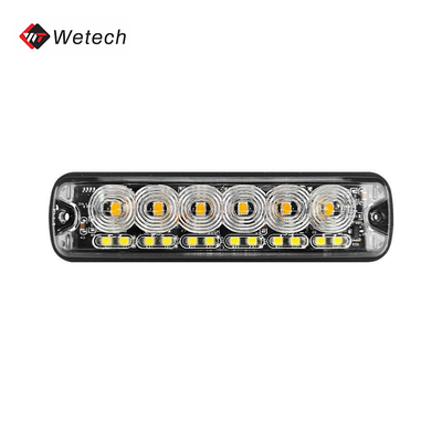 18W φορτηγό Φως Strobe υψηλής φωτεινότητας LED Grille Φώτα Strobe IP67 PC Υλικά φακών