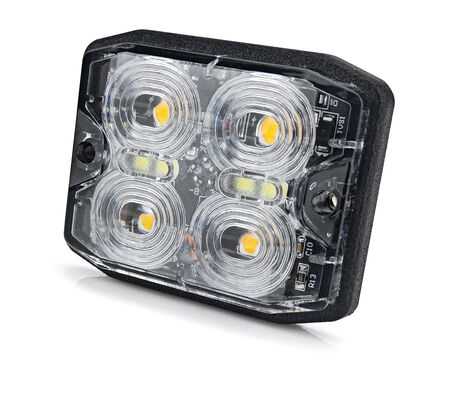 Αδιάβροχο IP67 12-24V DC Κίτρινο Πορτοκαλί Φλας LED Φως Στροβοσκοπίου για Προειδοποίηση Έκτακτης Ανάγκης σε Φορτηγά