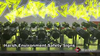 Πινακίδες ασφαλείας IP65 προβολέα LED Gobo 240W